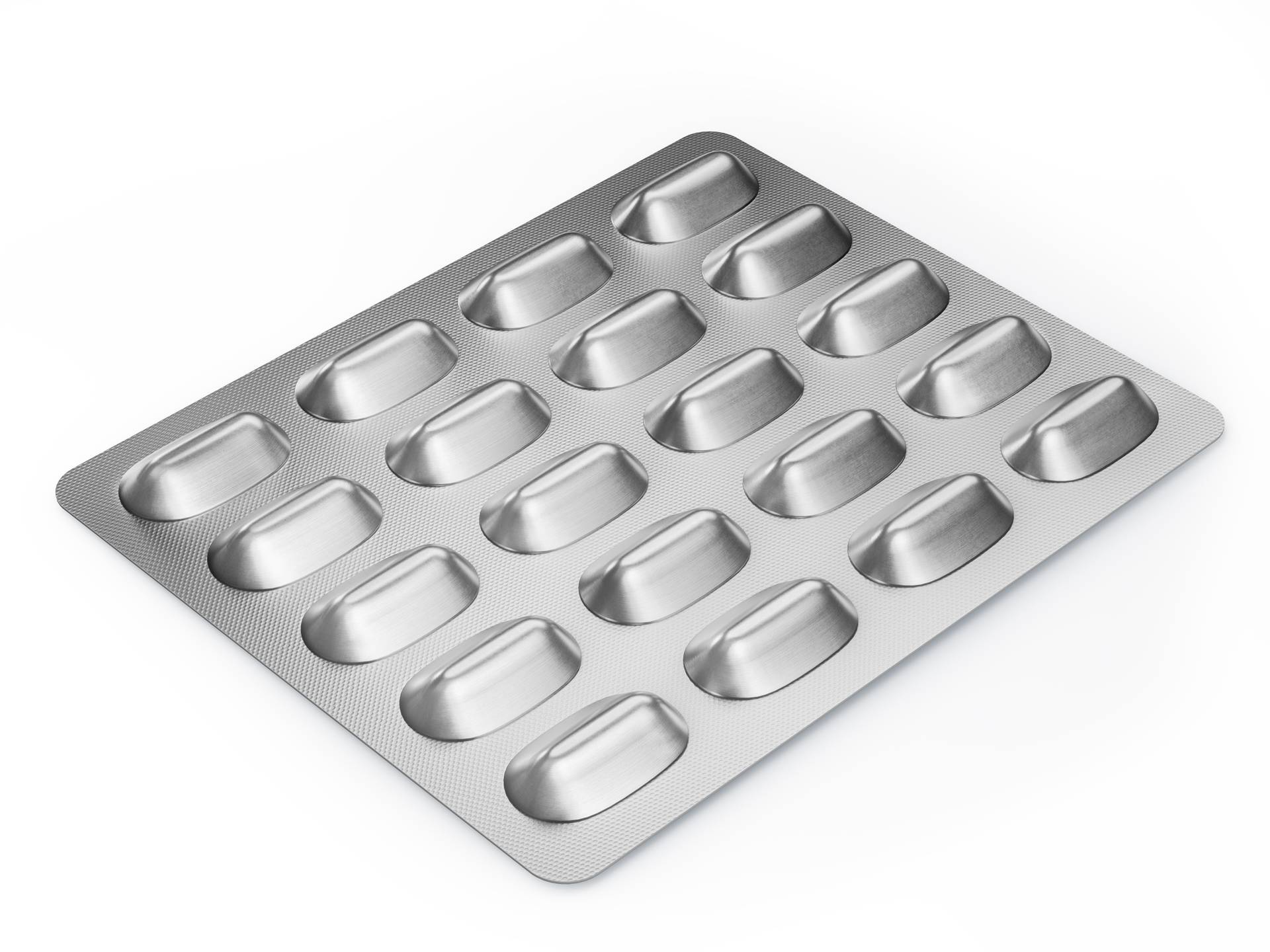 SuperPod compact cold-form blister foil.