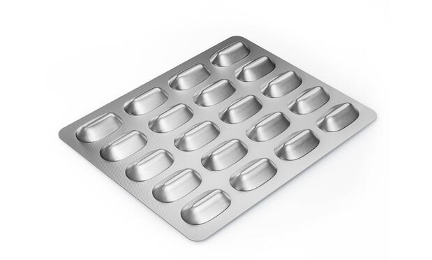 SuperPod compact cold-form blister foil.